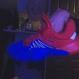 13 1/2 limited edition marvel Spider-Man Adidas fresh out the box. Mint condit.